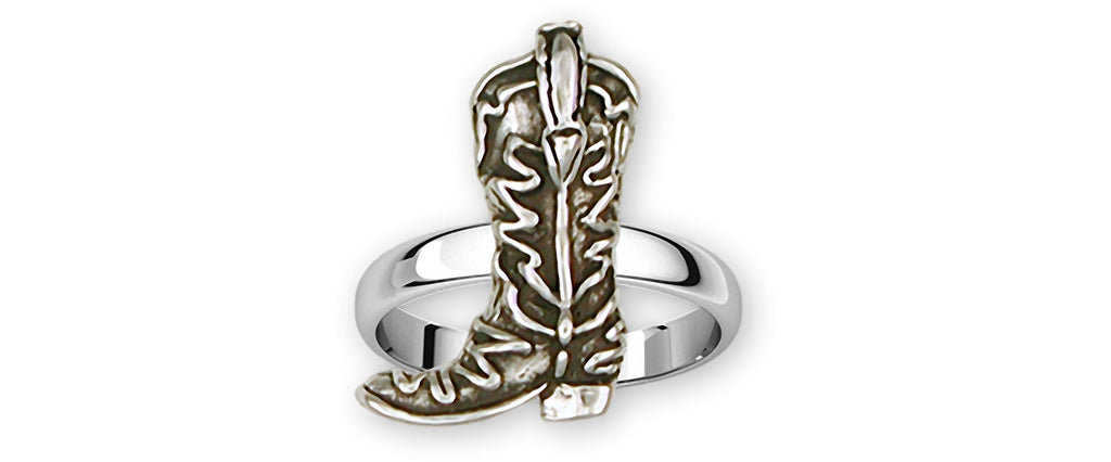 Boot Charms Boot Ring Sterling Silver Western Boot Jewelry Boot jewelry