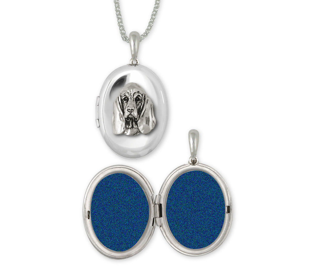 Basset Hound Charms Basset Hound Photo Locket Sterling Silver Dog Jewelry Basset Hound jewelry