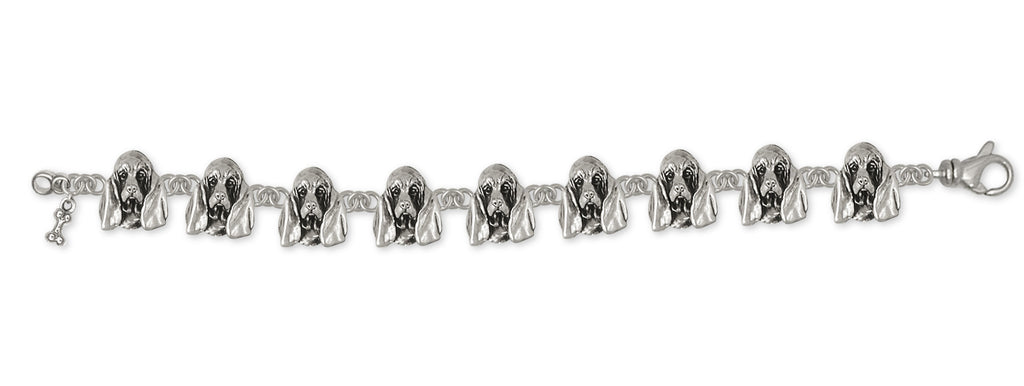 Basset Hound Charms Basset Hound Bracelet Sterling Silver Dog Jewelry Basset Hound jewelry