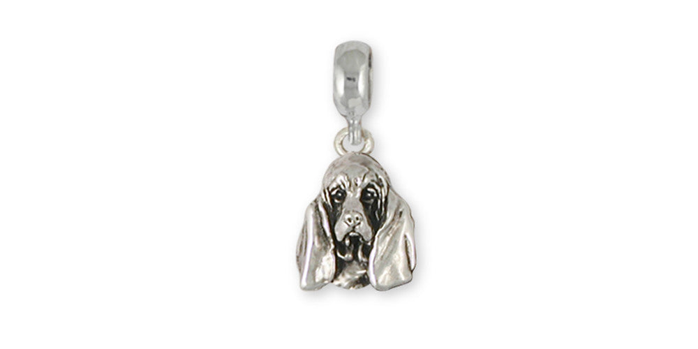 Basset Hound Charms Basset Hound Charm Slide Sterling Silver Dog Jewelry Basset Hound jewelry