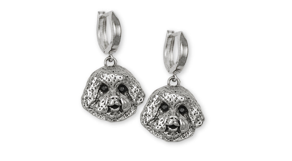 Bichon Frise Charms Bichon Frise Earrings Sterling Silver Dog Jewelry Bichon Frise jewelry