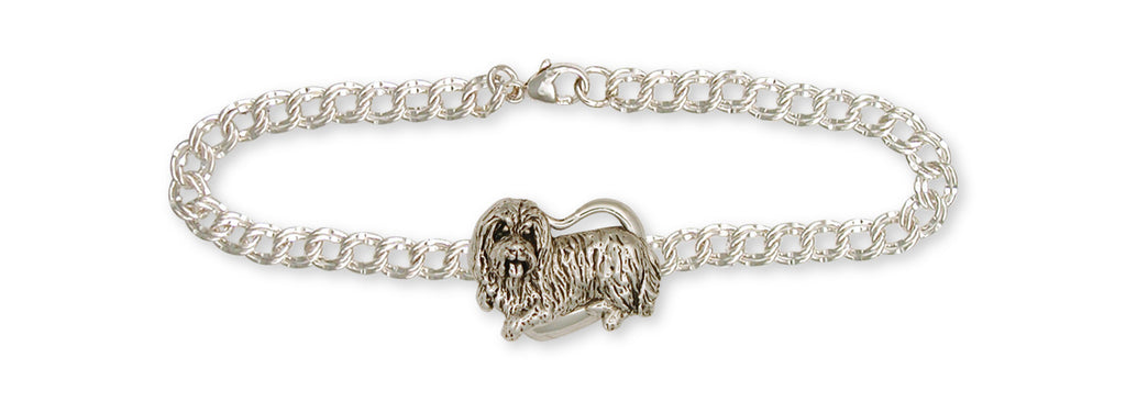 Bearded Collie Charms Bearded Collie Bracelet Handmade Sterling Silver Dog Jewelry Bearded Collie jewelry