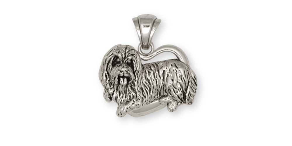Bearded Collie Charms Bearded Collie Pendant Handmade Sterling Silver Dog Jewelry Bearded Collie jewelry