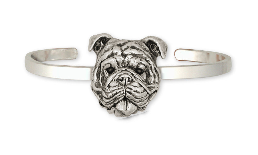 Bulldog Charms Bulldog Bracelet Sterling Silver Dog Jewelry Bulldog jewelry