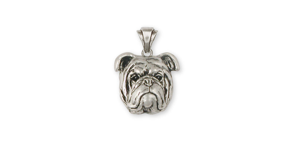 Bulldog Charms Bulldog Pendant Sterling Silver Dog Jewelry Bulldog jewelry