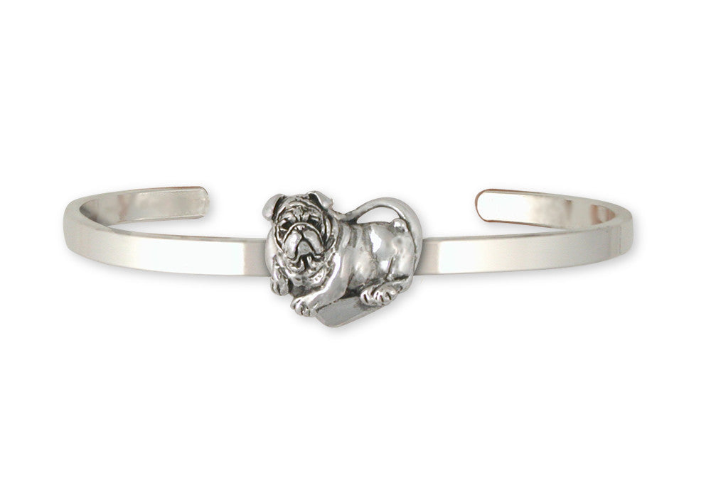 Bulldog Charms Bulldog Bracelet Sterling Silver Dog Jewelry Bulldog jewelry