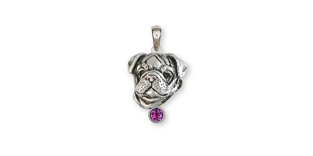 Bulldog Charms Bulldog Pendant Sterling Silver Dog Jewelry Bulldog jewelry