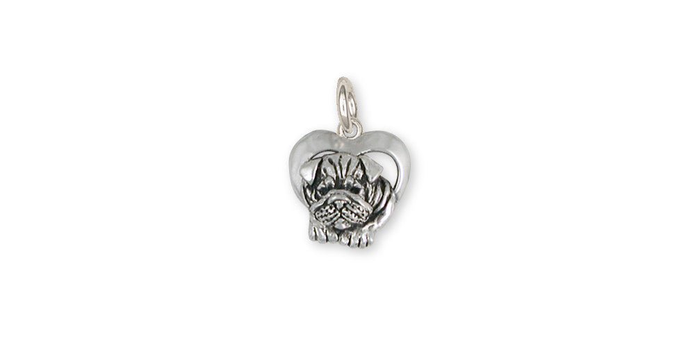 Bulldog Charms Bulldog Charm Sterling Silver Dog Jewelry Bulldog jewelry