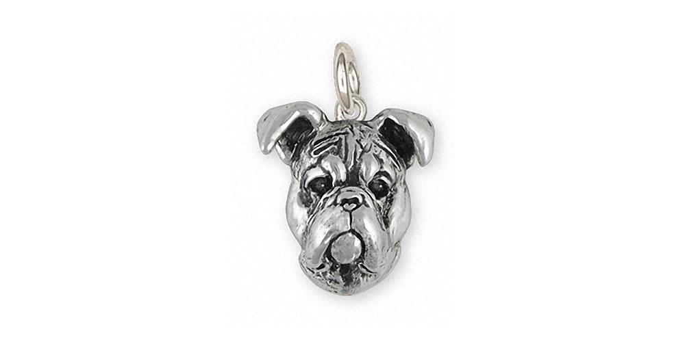 Boxer Charms Boxer Charm Sterling Silver Boxer Jewelry Boxer jewelry