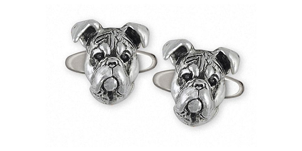 Boxer Charms Boxer Cufflinks Sterling Silver Boxer Jewelry Boxer jewelry