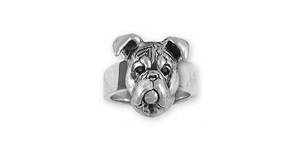 Boxer Charms Boxer Ring Sterling Silver Boxer Jewelry Boxer jewelry