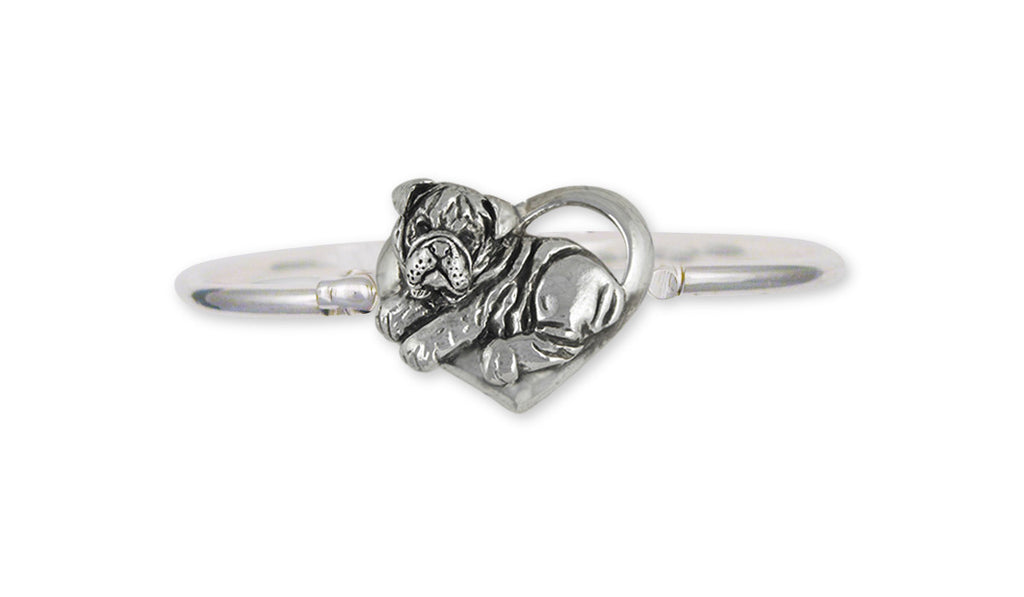 Bulldog Charms Bulldog Bracelet Sterling Silver Dog Jewelry Bulldog jewelry