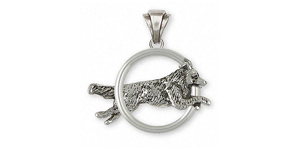 Border Collie Charms Border Collie Pendant Sterling Silver Dog Jewelry Border Collie jewelry