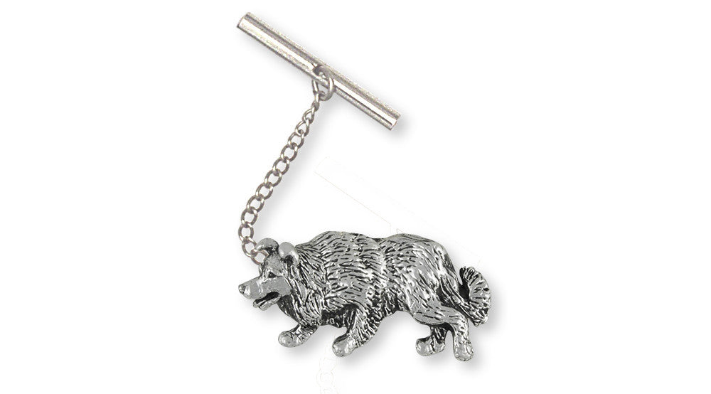 Border Collie Charms Border Collie Tie Tack Sterling Silver Dog Jewelry Border Collie jewelry