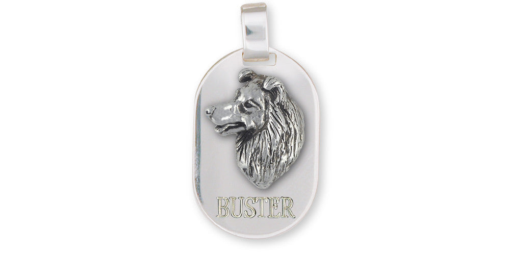 Border Collie Charms Border Collie Pendant Sterling Silver Dog Jewelry Border Collie jewelry