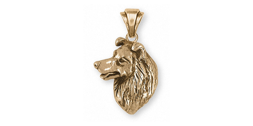 Border Collie Charms Border Collie Charm 14k Gold Dog Jewelry Border Collie jewelry