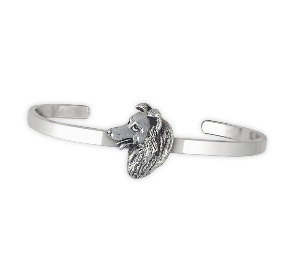 Border Collie Charms Border Collie Bracelet Sterling Silver Dog Jewelry Border Collie jewelry