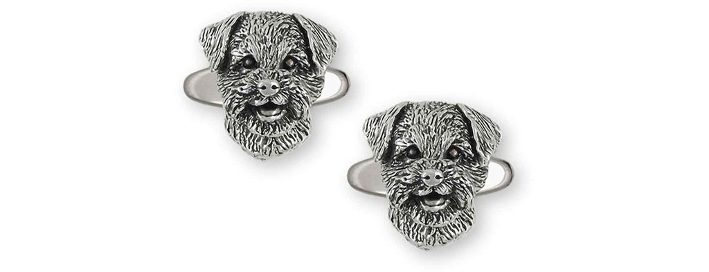 Border Terrier Charms Border Terrier Cufflinks Sterling Silver Border Terrier Jewelry Border Terrier jewelry