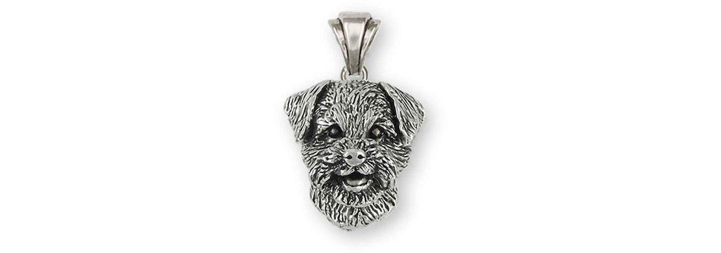 Border Terrier Charms Border Terrier Pendant Sterling Silver Border Terrier Jewelry Border Terrier jewelry