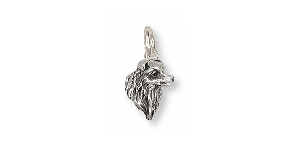 Border Collie Charms Border Collie Charm Sterling Silver Dog Jewelry Border Collie jewelry