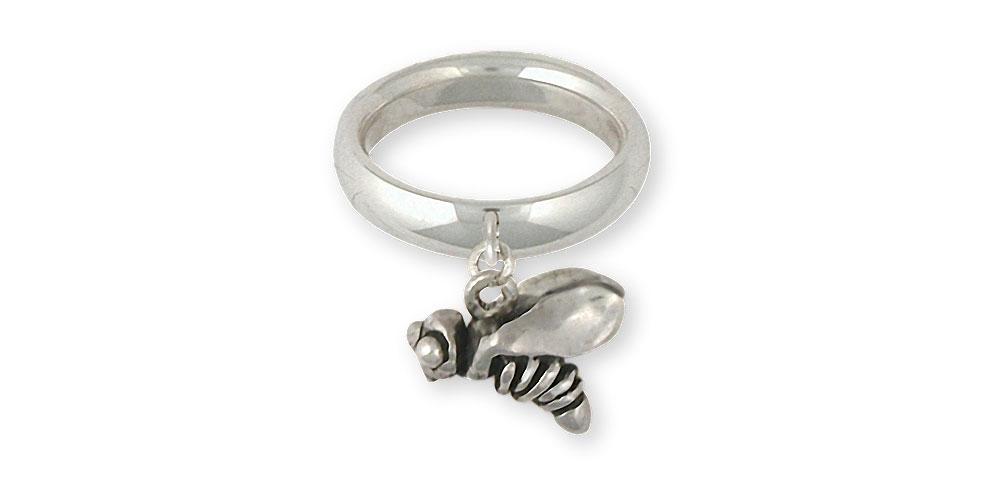 Honey Bee Charms Honey Bee Ring Sterling Silver Honeybee Jewelry Honey Bee jewelry