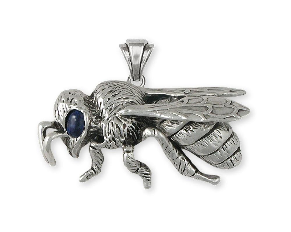 Honey Bee Charms Honey Bee Pendant Sterling Silver Honeybee Jewelry Honey Bee jewelry