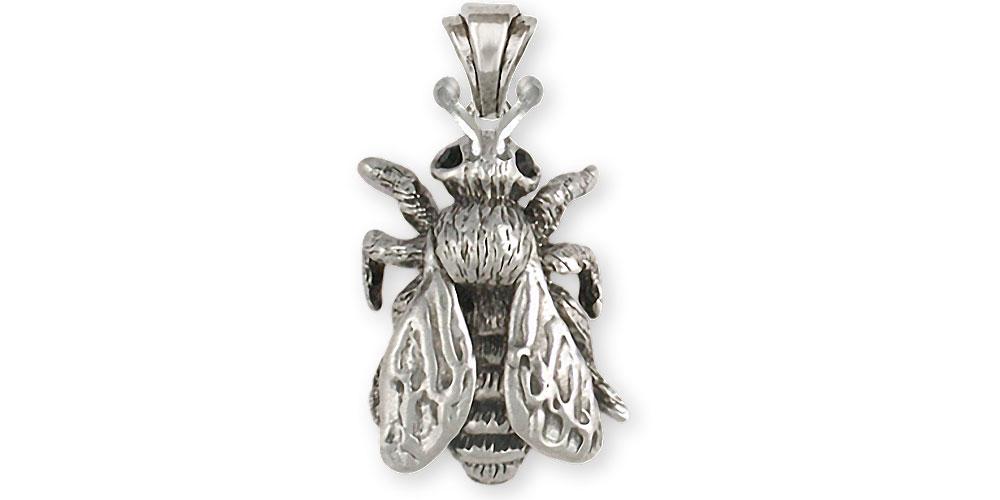 Honey Bee Charms Honey Bee Pendant Sterling Silver Honeybee Jewelry Honey Bee jewelry