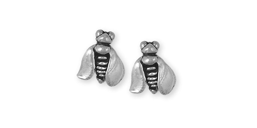 Honey Bee Charms Honey Bee Earrings Sterling Silver Honeybee Jewelry Honey Bee jewelry