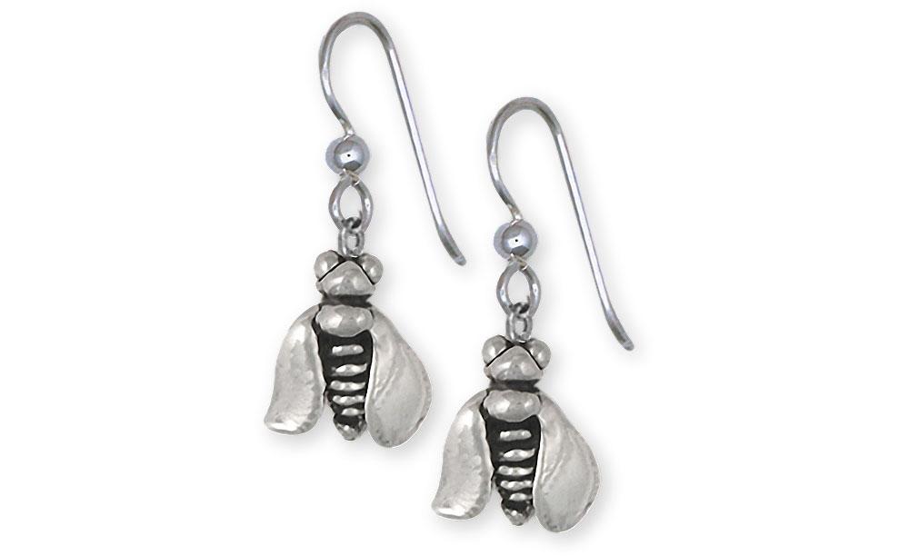 Honey Bee Charms Honey Bee Earrings Sterling Silver Honeybee Jewelry Honey Bee jewelry