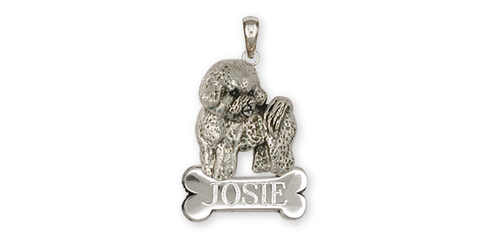 Bichon Frise Charms Bichon Frise Pendant Sterling Silver Dog Jewelry Bichon Frise jewelry