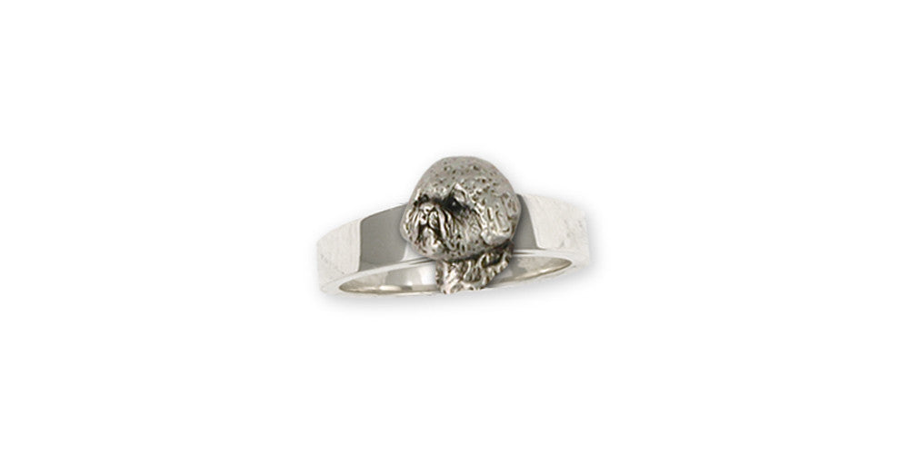 Bichon Frise Charms Bichon Frise Ring Sterling Silver Dog Jewelry Bichon Frise jewelry