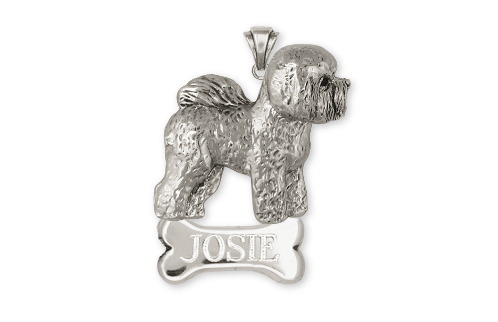 Bichon Frise Charms Bichon Frise Pendant Sterling Silver Dog Jewelry Bichon Frise jewelry