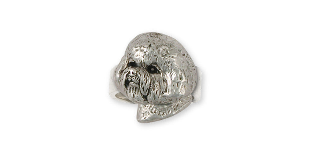 Bichon Frise Charms Bichon Frise Ring Sterling Silver Dog Jewelry Bichon Frise jewelry
