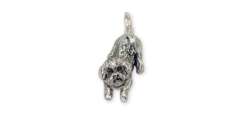 Bichon Frise Charms Bichon Frise Charm Sterling Silver Dog Jewelry Bichon Frise jewelry