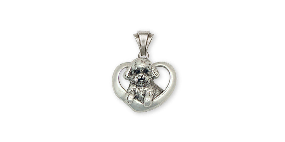 Bichon Frise Charms Bichon Frise Pendant Sterling Silver Dog Jewelry Bichon Frise jewelry