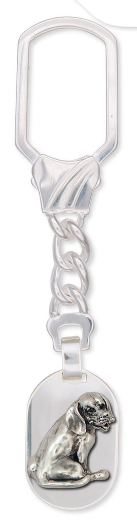 Beagle Dog Key Ring Jewelry Sterling Silver  BG10-KR