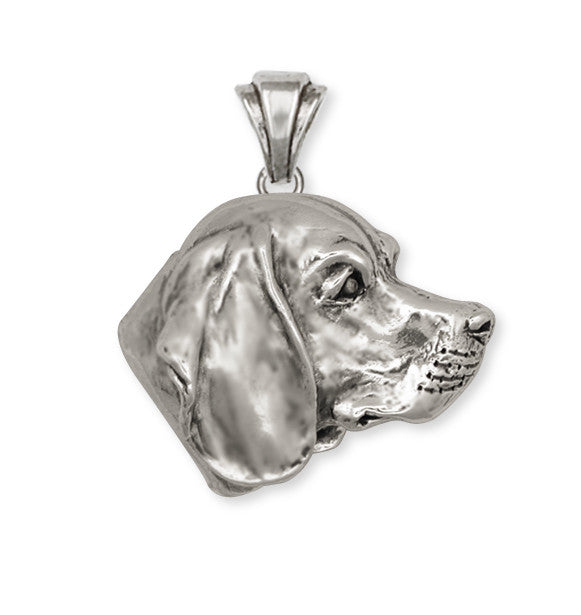 Beagle Dog Pendant Jewelry Handmade Sterling Silver  BG12-P