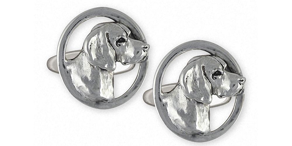 Beagle Charms Beagle Cufflinks Sterling Silver Dog Jewelry Beagle jewelry