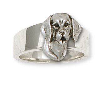 Beagle Dog Ring Jewelry Handmade Sterling Silver  BG16-R