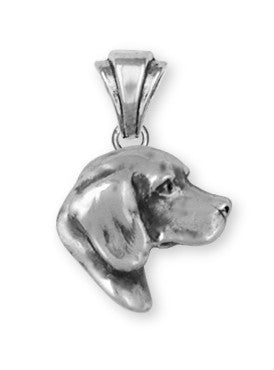 Beagle Dog Pendant Jewelry Handmade Sterling Silver  BG17-P