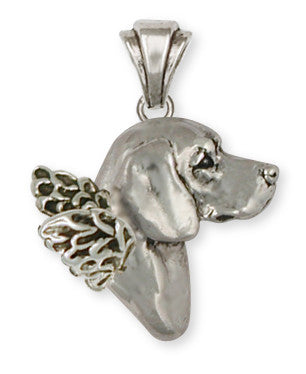 Beagle Angel Dog Angel Pendant Jewelry Handmade Sterling Silver  BG19-AP