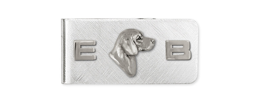 Beagle Charms Beagle Money Clip Sterling Silver Dog Jewelry Beagle jewelry