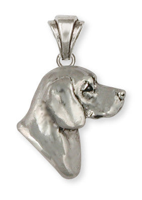 Beagle Dog Pendant Jewelry Handmade Sterling Silver  BG19-P