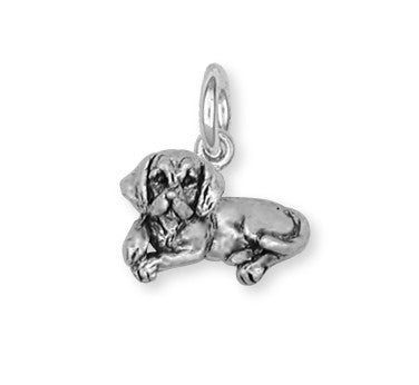 Beagle Dog Charm Jewelry Handmade Sterling Silver  BG5-C