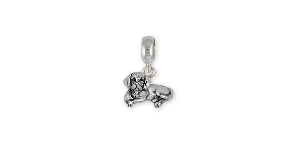 Beagle Charms Beagle Charm Slide Sterling Silver Dog Jewelry Beagle jewelry