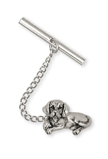 Beagle Dog Tie Tack Or Lapel Pin Jewelry Handmade Sterling Silver  BG5-TT
