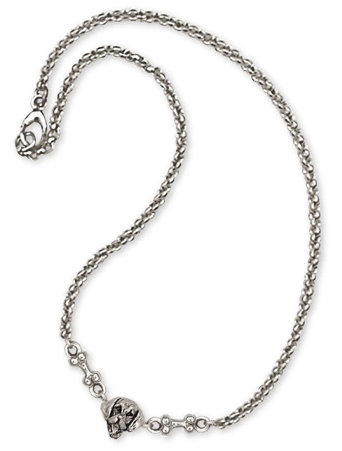 Beagle Dog Ankle Bracelet Jewelry Handmade Sterling Silver  BG5H-A