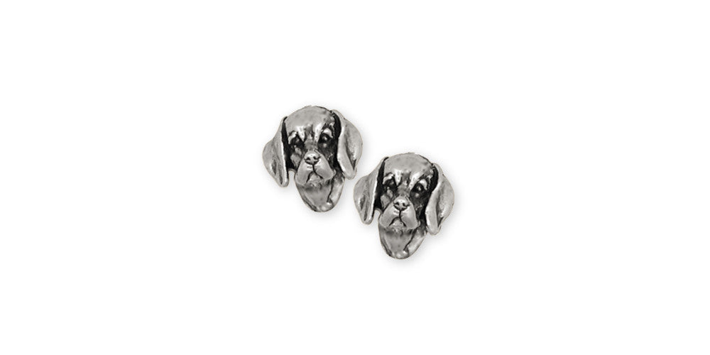 Beagle Charms Beagle Earrings Sterling Silver Dog Jewelry Beagle jewelry