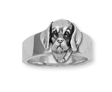 Beagle Dog Ring Jewelry Handmade Sterling Silver  BG7-R