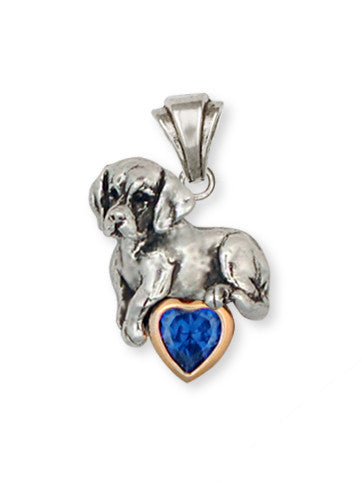 Prersonalized Beagle Dog Birthstone Pendant Jewelry Handmade Sterling Silver  BG8-TP